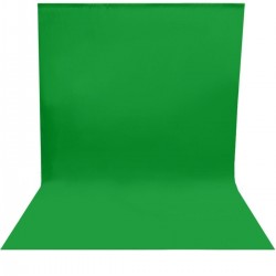 Green Screen 3x6 Metre Chromakey Greenbox Yeşil Fon Perde