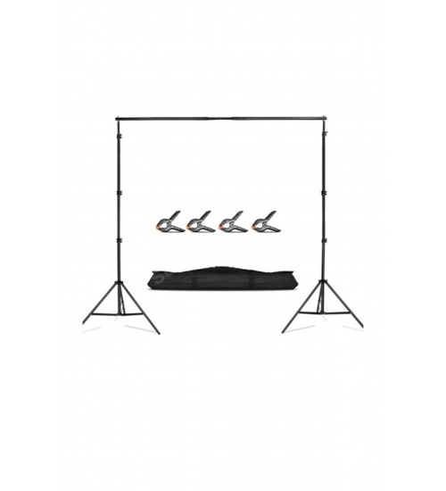 Fon Standı Background Stand 200x200 Cm + 4 Mandal