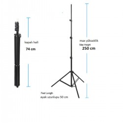 Işık Ayağı Light Stand 250 cm (