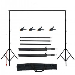 Taşınabilir 2,8x3 Metre Fon Standı