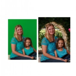 Chromakey-green Screen- Greenbox Yeşil Fon Perde(3x3 M)