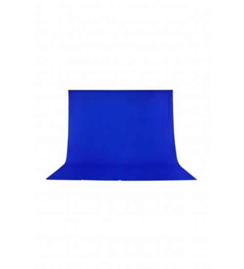 Mavi Fon Perde 3 x 4 mt